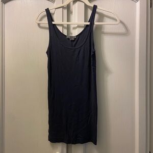 Vince Navy Scoop Neck Tank